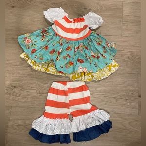 Giggle Moon matching set for size 9M.